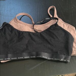 Blanqi Black and pact Brown Bralette